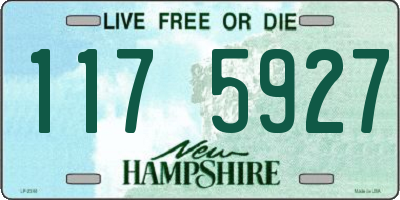 NH license plate 1175927