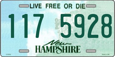 NH license plate 1175928