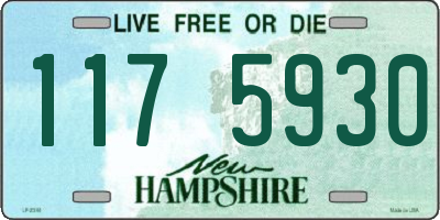 NH license plate 1175930