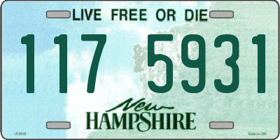 NH license plate 1175931