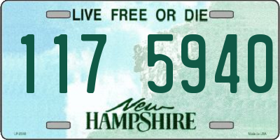 NH license plate 1175940