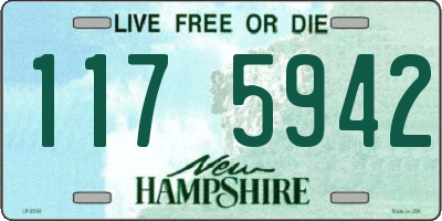 NH license plate 1175942