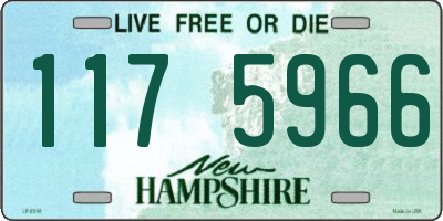 NH license plate 1175966