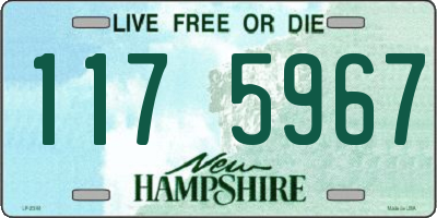 NH license plate 1175967