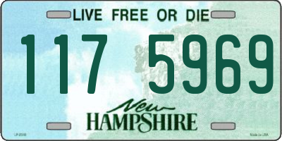 NH license plate 1175969