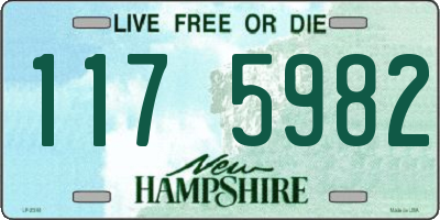 NH license plate 1175982