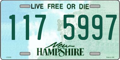 NH license plate 1175997
