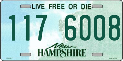 NH license plate 1176008