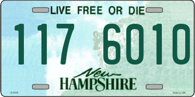 NH license plate 1176010