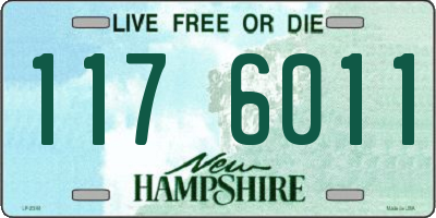 NH license plate 1176011