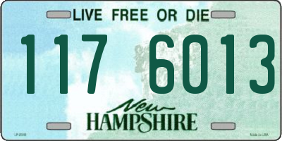 NH license plate 1176013