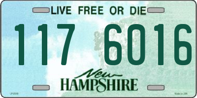 NH license plate 1176016