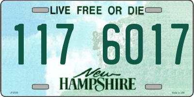 NH license plate 1176017