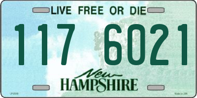 NH license plate 1176021