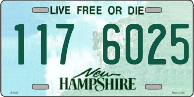 NH license plate 1176025