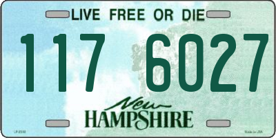 NH license plate 1176027