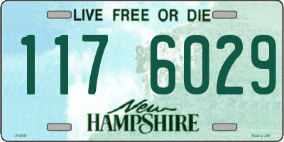 NH license plate 1176029