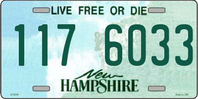 NH license plate 1176033