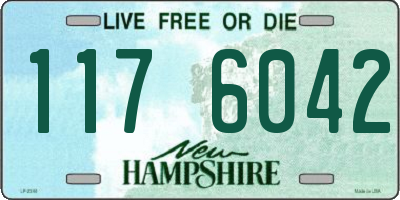 NH license plate 1176042