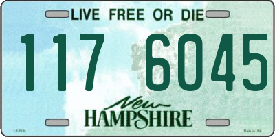 NH license plate 1176045