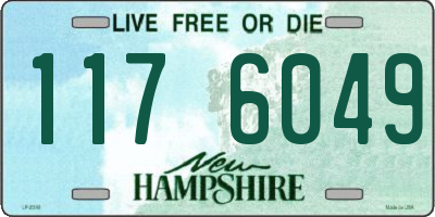 NH license plate 1176049