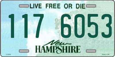 NH license plate 1176053