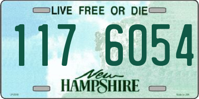 NH license plate 1176054