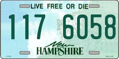 NH license plate 1176058