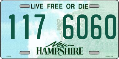 NH license plate 1176060