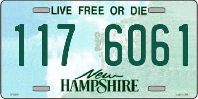 NH license plate 1176061