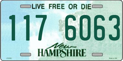 NH license plate 1176063