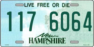 NH license plate 1176064