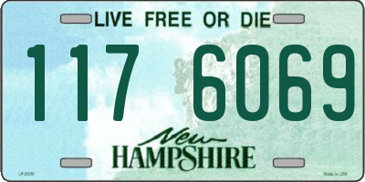 NH license plate 1176069