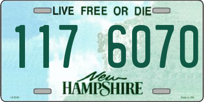 NH license plate 1176070