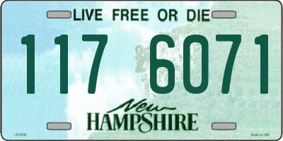 NH license plate 1176071