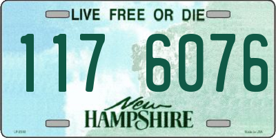 NH license plate 1176076