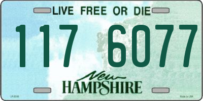 NH license plate 1176077