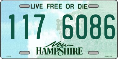 NH license plate 1176086