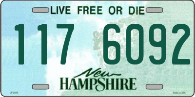 NH license plate 1176092