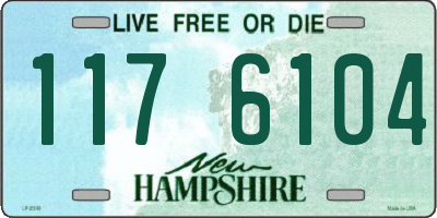 NH license plate 1176104