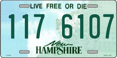 NH license plate 1176107