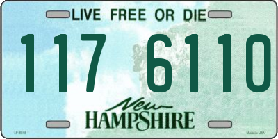 NH license plate 1176110