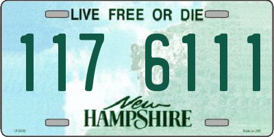 NH license plate 1176111