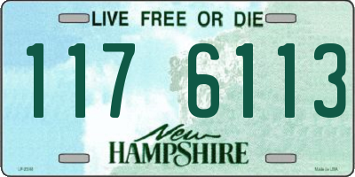 NH license plate 1176113