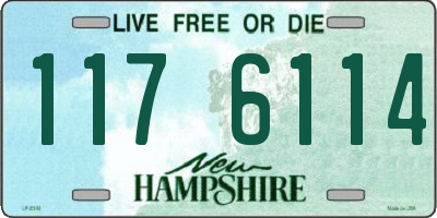 NH license plate 1176114