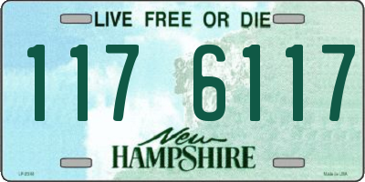 NH license plate 1176117
