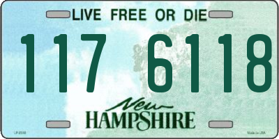 NH license plate 1176118