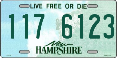 NH license plate 1176123