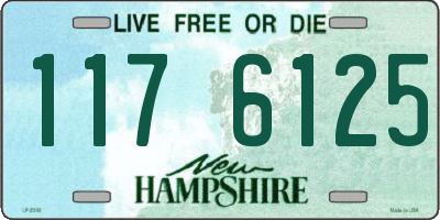 NH license plate 1176125