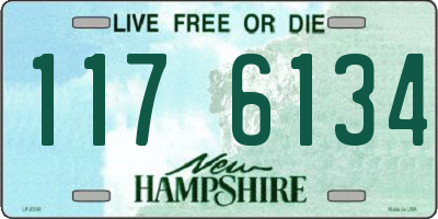 NH license plate 1176134